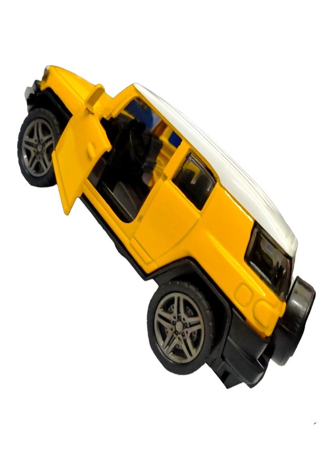Caught Trendy Pull Back Action Die-cast Metal Model Decorative Open Door Realistic Mini Toy Car Vehicle for Kids Boys Girls and Best Birthday Return Gift for Kids.[ Multicolor ] - Image 5